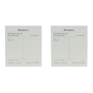 Biodance Refreshing Sea Kelp Real Deep Mask 4 ct 2 Pack