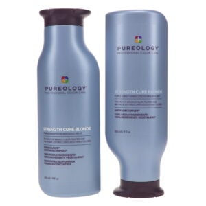 Pureology Strength Cure Best Blonde Purple Shampoo and Strength Cure Best Blonde Purple Conditioner Combo Pack