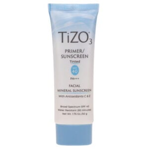 TIZO 3 Primer/Sunscreen Tinted SPF 40 Facial Mineral Sunscreen 1.75 oz