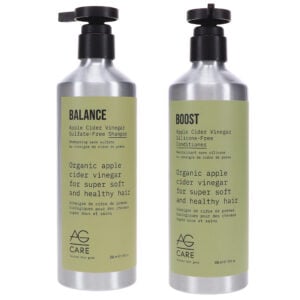 AG Care Balance Apple Cider Vinegar Sulfate-Free Shampoo & Boost Apple Cider Vinegar Conditioner Combo Pack