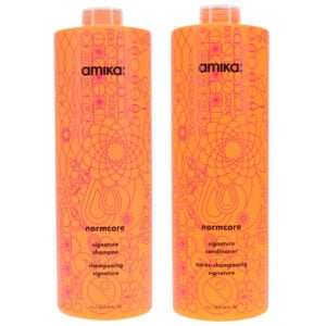 Amika Normcore Signature Shampoo 33.8 oz & Conditioner 33.8 oz Combo Pack