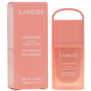 LANEIGE JuicePop Box Lip Tint Pop Star Peach 0.15 oz