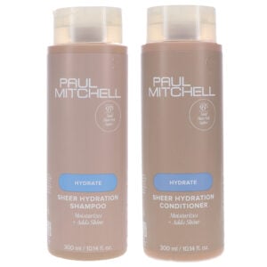 Paul Mitchell Hydrate Sheer Hydration Shampoo 10.14 oz & Conditioner 10.14 oz Combo Pack