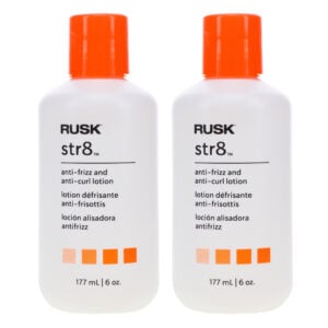 Rusk Str8 Anti Frizz & Anti-Curl Lotion 6oz - 2 Pack