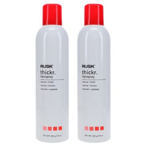 Rusk Thickr Volume & Finish Hairspray 10 oz 2 Pack
