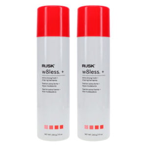 Rusk W8less Plus Extra Strong & Hold Shaping Hairspray 10 oz 2 Pack