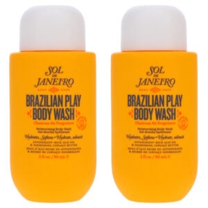 Sol de Janeiro Brazilian 4 Play Moisturizing Shower Cream-Gel 3 oz 2 Pack