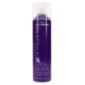 Rusk Deepshine PlatinumX Hairspray 10 oz