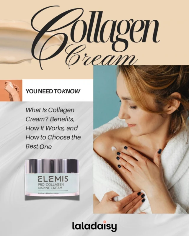 ✨ Collagen Cream 101 ✨

Wondering what collagen cream actually does? 💧

It’s a moisture-boosting skincare essential designed to support firmness, improve elasticity, and keep skin looking smooth and radiant. As natural collagen levels decline over time, the right formula can help your skin feel hydrated, plump, and refreshed.

Ready to find the best one for your routine? 🌸
Tap the link in bio to learn more!

#LaLaDaisy #CollagenCream #SkincareGlow #RadiantSkin #BeautyRoutine #AntiAgingTips #HydrationBoost #SkinCareLovers #HealthyLookingSkin #GlowUp @Elemis