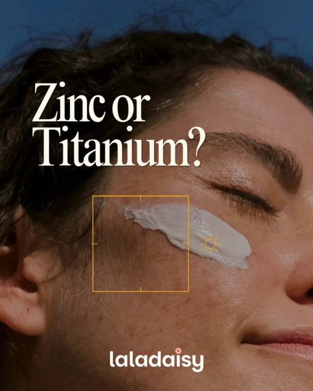 🌸 Zinc Oxide vs. Titanium Dioxide: Which Mineral Sunscreen Is Right for You? ☀️💧

Not all mineral sunscreens work the same. Zinc oxide and titanium dioxide each protect your skin differently, feel different on the skin, and are better suited for different skin types.

Knowing the difference can help you choose a sunscreen that offers the protection—and finish—you want.

✨ Learn how to read sunscreen labels like a pro and find the best mineral UV filter for your skin.

Read more at the link in our bio.

#MineralSunscreen #ZincOxide #TitaniumDioxide #SunProtection #SPF #SkincareTips #HealthySkin #UVProtection #SkinCareRoutine #LalaDaisy